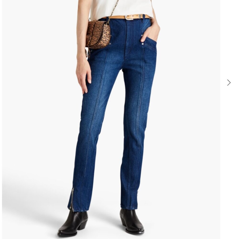 Isabel Marant Kelissa High Rise Dark Wash Jeans NWT Size 40